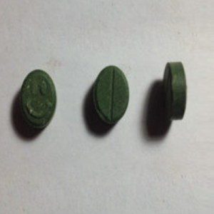 DARK SMILEY GREEN 150MG MDMA